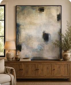Kippi Leonard Titled Indigo Highway One Oil on Linen 60x48 Framed