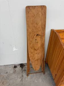 Vintage Wooden Folding Ironing Board Rustic Farmhouse Decor 34in
