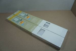 2 Sets of Cordless 1 Vinyl Mini Blinds - 26x64 - Pearl White