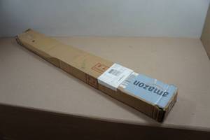 66-120 Adjustable Double Curtain Rod - Matte Silver