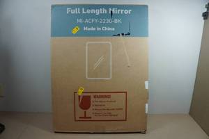 Black Framed Wall Mirror - 22x30