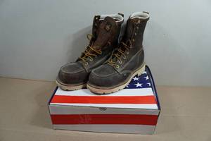 Thorogood Mens 8 Crazy Horse American Heritage Series Work Boots - Size 9.5