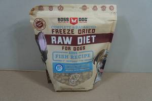 Boss Dog Raw Diet Dog Food - Fish Recipe 12oz