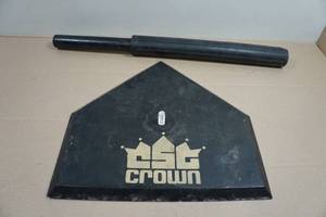 Crown Sporting Goods Youth Adjustable Height Baseball Batting Tee