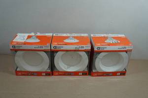 3 Commercial Electric 6 Recessed LED Light Kits