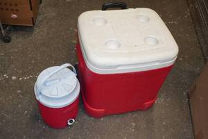 Cooler and Water Jug