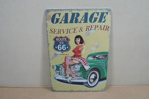 Novelty Metal Sign - Garage