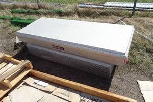 Weather Guard 117-0-01 Aluminum Diamond Plate Saddle Box for Pickup Bed