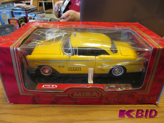 lot 43 image: 1955 Buick Century Taxi 118th scale