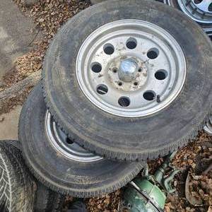 Eagle Alloy 15 Rims and Tires, 34 Tread