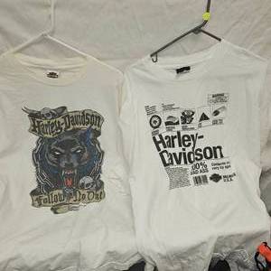 2-2XL Harley Davidson T-Shirts, Like New