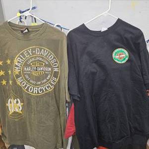 2-2XL Harley Davidson T-Shirts, Like New