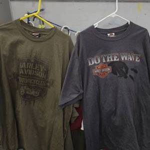 2-2XL Harley Davidson T-Shirts, Like New