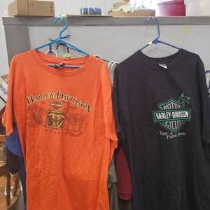 2-2XL Harley Davidson T-Shirts, Like New