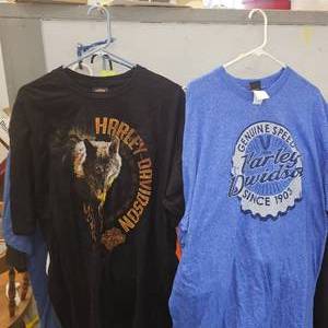 2-2XL Harley Davidson T-Shirts, Like New