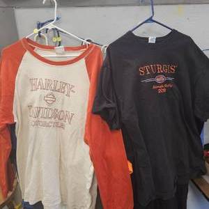 2-2XL Harley Davidson T-Shirts, Like New