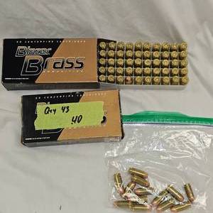 2-Full Boxes blazer Brass, 40SW 180gr