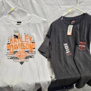 2-2XL Harley Davidson T-Shirts, Like New with Tags-Never Worn