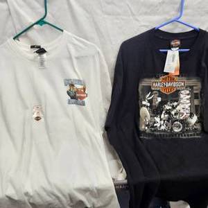 2-2XL Harley Davidson T-Shirts, Like New with Tags-Never Worn