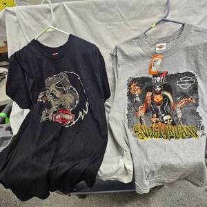2-2XL Harley Davidson T-Shirts, Like New with Tags-Never Worn