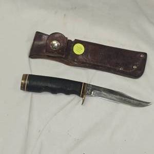 Schrade 491 wLeather Sheath