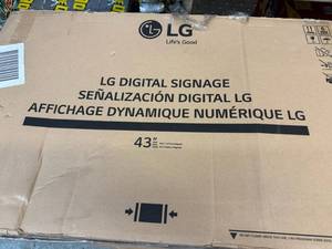 43 LG Digital Signage TV-These are commercial tv models meant to stay on for long periods of time