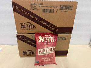 2x 6ct Kettle Brand Air Fried Chips-Himalayan Salt