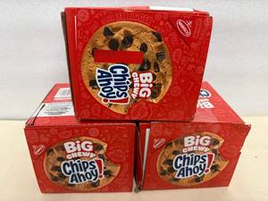 3 Boxes Big Chewy Chips Ahoy