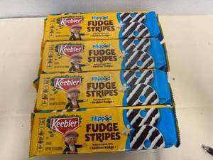 4x Keebler Flipped Fudge Stripes