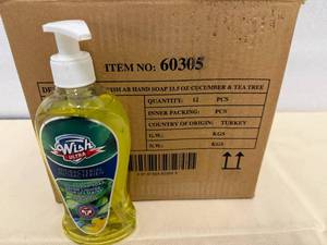 12x 13.5oz Wish Ultra Hand Soap-Cucumber & Tea Tree
