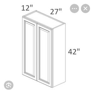NEW J&K Cabinetry Model K10 W2742-See Photo For Size