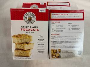 4x King Arthur Focaccia Mix Kit