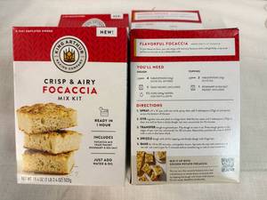 4x King Arthur Focaccia Mix Kit