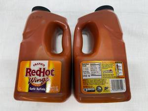 2x Franks Red Hot Wings Sauce-Buffalo Garlic