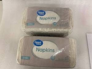 6x 500ct Great Value Napkins