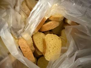 14.06lbs  Baker Boy Brown & Serve Garlic Toast-Bulk Pack