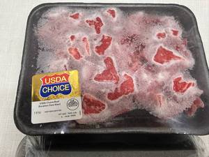 DD. 2x 1.6lbs USDA Choice Boneless Beef Stew Meat