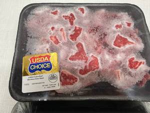 DD. 2x 1.6lbs USDA Choice Boneless Beef Stew Meat