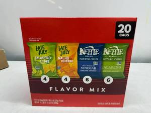 SSS. 20 Bags Flavor Mix Chips-Kettle & Late July