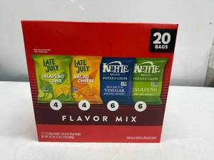 SSS. 20 Bags Flavor Mix Chips-Kettle & Late July