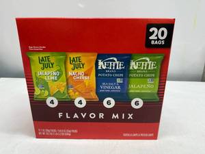 SSS. 20 Bags Flavor Mix Chips-Kettle & Late July