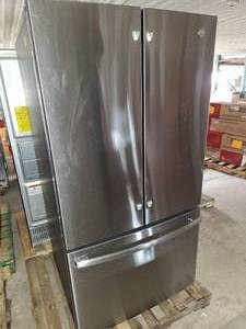GE - 28.7 Cu. Ft. Stainless Steel French Door Refrigerator