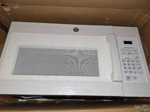 Over the range microwave white