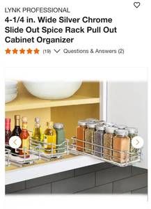 3- roll out spice racks