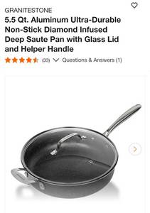 Granitestone frying pan