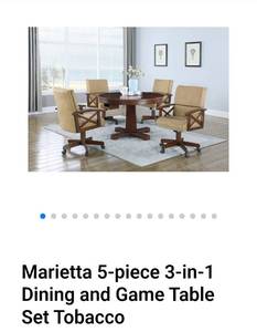 Coaster fine furniture 3 in 1 poker table set