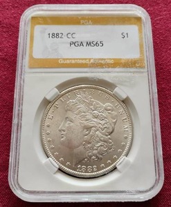 1882-CC Morgan Dollar - PGA MS65