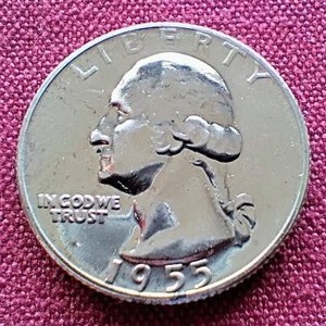 1955 Proof Silver Quarter