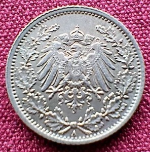 1905 Germany Silver 12 Mark