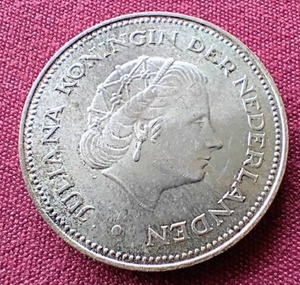 1970 Netherlands Silver 10 Gulden